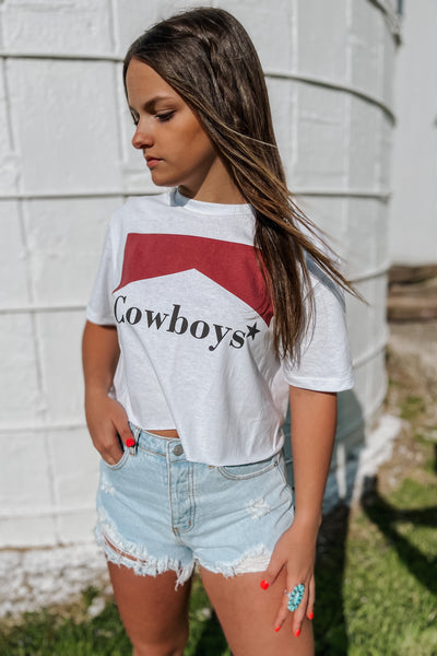 Cowboys Cropped Tee